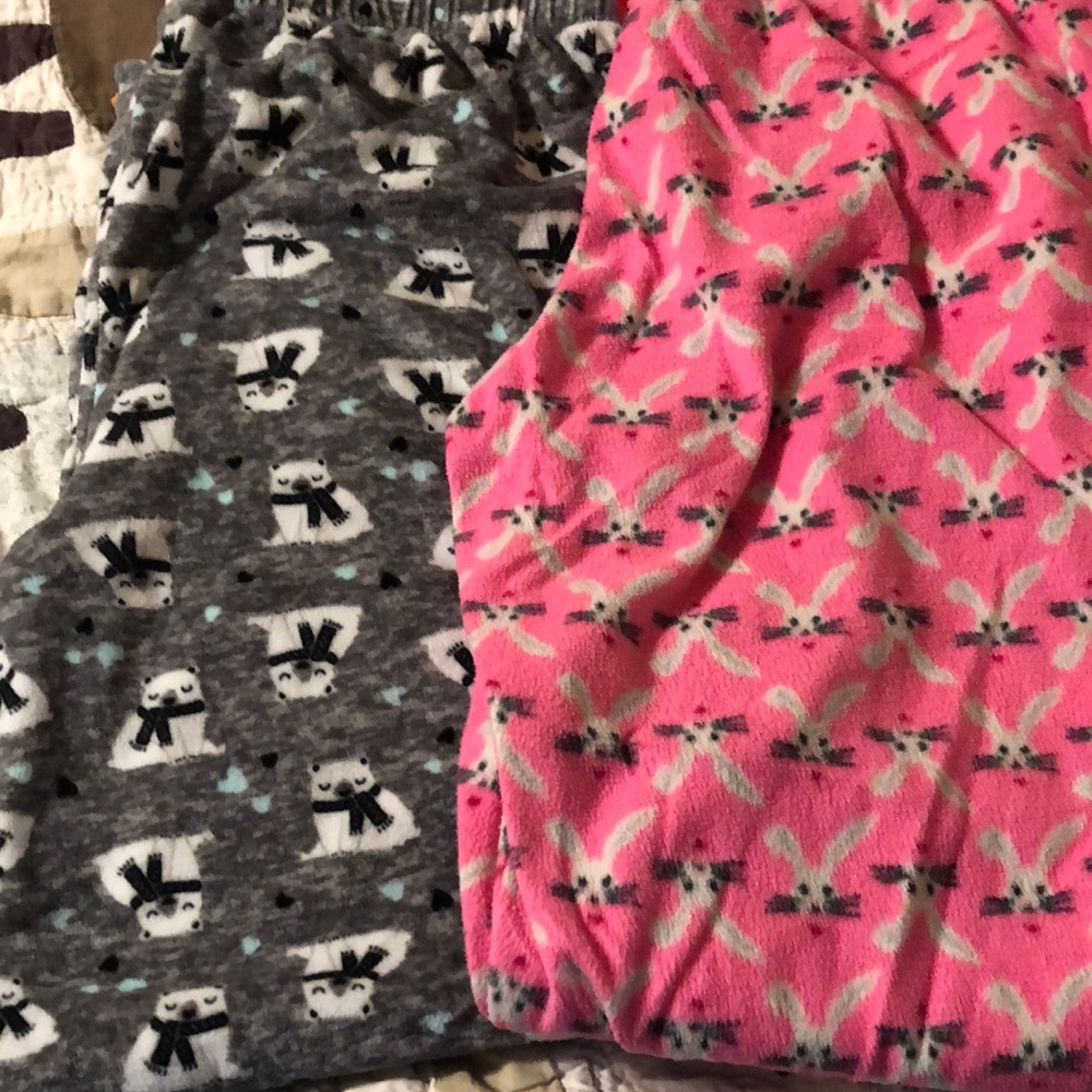 Pj bottoms bunnies and bears both pair in the price